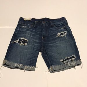 Hollister Distressed Denim Jean Shorts